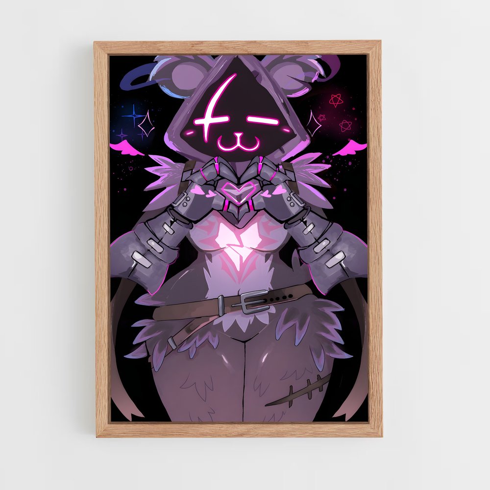 Poster Raven en Lumière – affiche Fortnite (vue 4)
